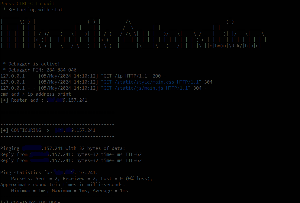 Mikrotik Anutomation by python